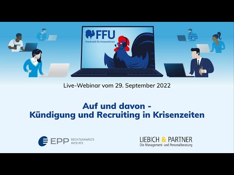 Auf und davon - Kündigung und Recruiting in Krisenzeiten | Webinar vom 29.09.2022