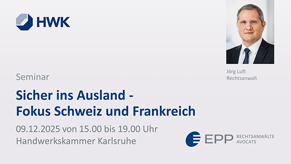 Webinar Sicher ins Ausland