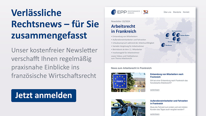 Newsletter Anmeldung