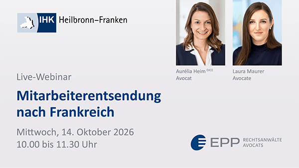 Klein_Webinar_Mitarbeiterentsendung nach Frankreich